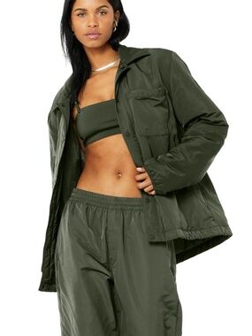 Alo Yoga Legend Jacket Dark Cactus (Green) - S
